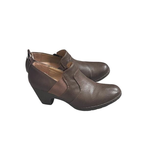 Croft & Barrow Ortholite Women's Brown Ankle Slip On Size 9 - Picture 1 of 11